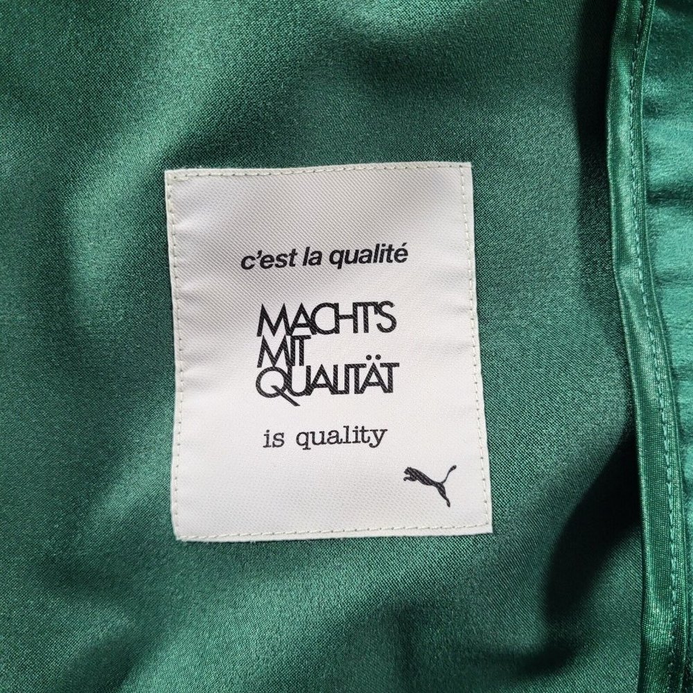 Puma 'macht's mit qualitat' harrington jacket Green Mens Sz Large NWT - Picture 11 of 14